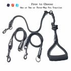 3 In 1 Durable Nylon Dog Leash Removable Pet Traction Rope 360° Swivel No Tangle