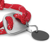 Customized Size Soft Nylon Dog Collar , Nylon Rope Dog Collar Unique Design